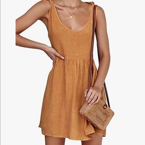 Caramel Amazon dress in small BRAND NEW